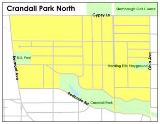 Crandall Park North Map